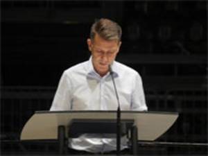 Wurde mit stehenden Ovationen verabschiedet: Präsident Andreas Georgi