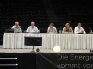 Vor der MV: Mario Lengtat, Jürgen Rotter, Andreas Georgi, Annette Neuerburg und Uwe Bauch